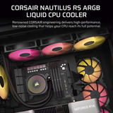 Corsair NAUTILUS 360 RS ARGB Generalüberholt, Wasserkühlung schwarz
