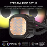 Corsair NAUTILUS 360 RS ARGB Generalüberholt, Wasserkühlung schwarz