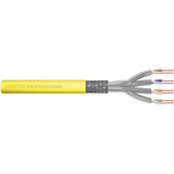 Digitus Professional Cat.7a S/FTP Verlegekabel simplex, Cca gelb, 1.000 Meter Trommel