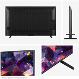 Hisense 55E7S PRO Hi-QLED-Fernseher 139 cm (55 Zoll), schwarz/dunkelgrau, UltraHD/4K, Free-Sync-Premium, 144Hz Panel