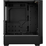 Sharkoon RGB FLOW Generalüberholt, Tower-Gehäuse schwarz, Seitenteil aus gehärtetem Glas