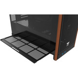 Thermaltake S370 WS Black, Tower-Gehäuse schwarz, Tempered Glass