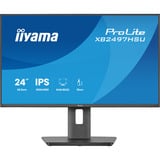 iiyama ProLite XB2497HSU-B1, LED-Monitor 60.5 cm (23.8 Zoll), schwarz (matt), FullHD, IPS, HDMI, DP, USB-Hub, erg. Standfuß, 120Hz Panel