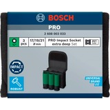 PRO Impact Steckschlüsseleinsatz-Set 1/2", 3-teilig