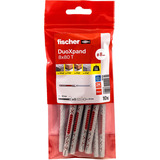 fischer Langschaftdübel DuoXpand 8x80 T  hellgrau/rot, 10 Stück