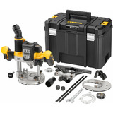 DEWALT Akku-Oberfräse DCW620NT-XJ, 18Volt gelb/schwarz, ohne Akku und Ladegerät, in T-STAK Box VI