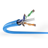 Digitus Professional Cat.6a U/UTP Verlegekabel simplex, B2ca blau, 305 Meter Easy Pull Box