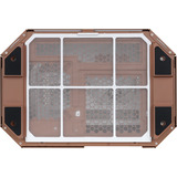 Thermaltake The Tower 600 Mocha Mousse, Tower-Gehäuse hellbraun, Tempered Glass x 3