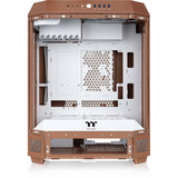Thermaltake The Tower 600 , Tower-Gehäuse hellbraun, Tempered Glass x 3