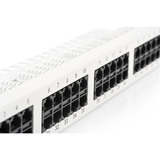 Digitus CAT 3 ISDN Patchpanel, ungeschirmt, 50 Port grau, 1 HE