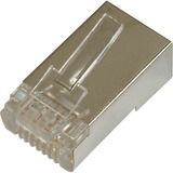 Digitus CAT.5e Modularstecker für Rundkabel, geschirmt, 1 Stück Pass through Stecker