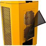 Thermaltake The Tower 300 Bumblebee, Tower-Gehäuse dunkelgelb, Tempered Glass