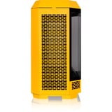 Thermaltake The Tower 300 Bumblebee, Tower-Gehäuse dunkelgelb, Tempered Glass