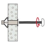 fischer Profizange HM Z 1 rot/schwarz, für Hohlraum-Metalldübel HM