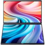 Acer PD163QT Dualer, portabler LED-Monitor 39.6 cm (15.6 Zoll), schwarz,  2x FullHD (1920x1080), IPS, USB-C, HDMI, Touch kompatibel