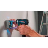 Bosch Akku-Bohrschrauber GSR 12V-15 FC Professional, 12Volt blau/schwarz, 2x Li-Ionen Akku 2,0Ah, Koffer