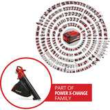 EINHELL Power X-Change Akku-Laubsauger VENTURRO 18/210, 18Volt, Laubsauger/Laubbläser rot/schwarz, ohne Akku und Ladegerät