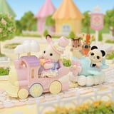 EPOCH Traumwiesen Sylvanian Families - Freizeitpark Spielset Zugfahrt, Konstruktionsspielzeug 