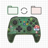 HORI Wireless HORIPAD Turbo (Pixel Grün), Gamepad grün, Nintendo Switch 2