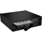 ICY BOX IB-2242U2K, Einbaurahmen schwarz