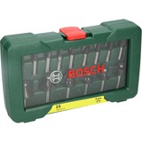 Bosch Wolfram-Carbide-Fräser-Set, 15-teilig 8mm Schaft