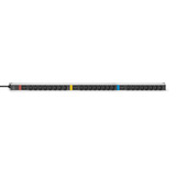 Digitus Basis IT PDU mit Aluminiumprofil, 27-fach, 24x C13, 3x C19, Steckdosenleiste schwarz/aluminium, 3 Meter Kabel, 3-phasig 16A, IEC309 16A Stecker