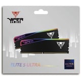 Patriot DIMM 32 GB DDR5-6000 (2x 16 GB) Dual-Kit, Arbeitsspeicher schwarz, VEUR532G6036K, VIPER Elite 5 RGB, INTEL XMP, AMD EXPO