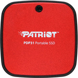 Patriot PDP31 Portable SSD 500 GB, Externe SSD schwarz/rot, USB-C 3.2 Gen 2 (10 Gbit/s)