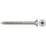 fischer Spanplattenschraube PowerFast II 5,0x50 Senkkopf TX 200 Stück, mit Teilgewinde, Edelstahl A2