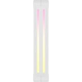Corsair iCUE LINK QX140 RGB 140-mm-PWM-Lüfter, Gehäuselüfter weiß, Erweiterungskit, 140 mm