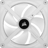 Corsair iCUE LINK QX140 RGB 140-mm-PWM-Lüfter, Gehäuselüfter weiß, Erweiterungskit, 140 mm