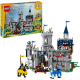 LEGO 31168 Creator 3-in-1 Ritterburg im Mittelalter, Konstruktionsspielzeug 