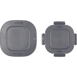 Ninja CRISPi 4-in-1 tragbare Glas-Heißluftfritteuse "Stone" grau/transparent, 1.700 Watt, 2 Körbe 1,4 und 3,8 Liter