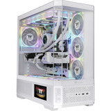 Thermaltake View 370 TG ARGB , Tower-Gehäuse weiß, Tempered Glass x 3