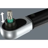 Wera Drehmomentschlüssel mit Umschaltknarre Click-Torque Lock A 6 schwarz/grün, Abtrieb 1/4" Bitaufnahme, 2,5 bis 25Nm