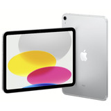 Apple iPad 10,9" (256 GB) Generalüberholt, Tablet-PC silber, inklusive Logitech Rugged Folio for iPad (Grafit) und 20 Watt Netzteil