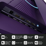 Arozzi Nova 27T2K180, Gaming-Monitor 68.6 cm (27 Zoll), lila, QHD, IPS, HDMI, DP, Lautsprecher, 180Hz Panel