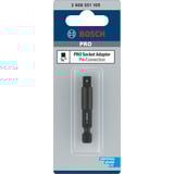 Bosch PRO Socket Adapter 1/4'' Sechskant > 1/4" Vierkant Impact Control