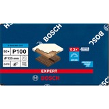 Bosch Professional Expert C470 Schleifblatt, Ø 125mm, K100 50 Stück, für Exzenterschleifer