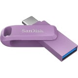 SanDisk Ultra Dual Drive Go USB Type-C 64 GB, USB-Stick lila, USB-A 3.2 Gen 1, USB-C 3.2 Gen 1