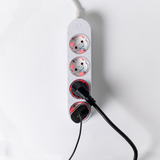 Shelly Steckdosenleiste Power Strip 4 Gen4 weiß, 1,5 Meter Kabel, mit Energiemessung