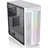 Thermaltake H590 TG ARGB Snow White, Tower-Gehäuse weiß, Tempered Glass