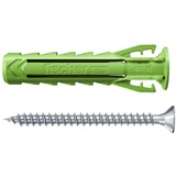 fischer Spreizdübel SX Plus Green 8x40 S K grün, 10 Stück, mit Schraube