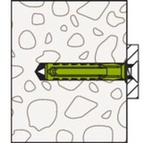 fischer Spreizdübel SX Plus Green 8x40 S K grün, 10 Stück, mit Schraube