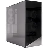 ARCTIC Xtender Mirror Black Design, Tower-Gehäuse schwarz, Tempered Glass x 2 (verspiegelt)