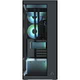 ARCTIC Xtender Mirror Black Design, Tower-Gehäuse schwarz, Tempered Glass x 2 (verspiegelt)