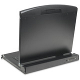 Digitus Modulare HD LCD KVM Konsole mit 19" TFT 16 Port VGA, KVM-Switch schwarz, deutsches Tastaturlayout, 16 Port VGA KVM-Switch, Touchpad