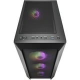 FSP CMT218, Tower-Gehäuse schwarz, Tempered Glass