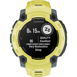 Garmin Instinct E, Smartwatch limette/limette, 45 mm, Twilight/Electric Lime, Silikon-Armband