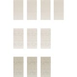 Bosch Professional Expert M480 Netzstruktur-Schleifblatt-Set 115 x 230mm, K80 / 120 / 180 10-teilig, für Schwingschleifer
